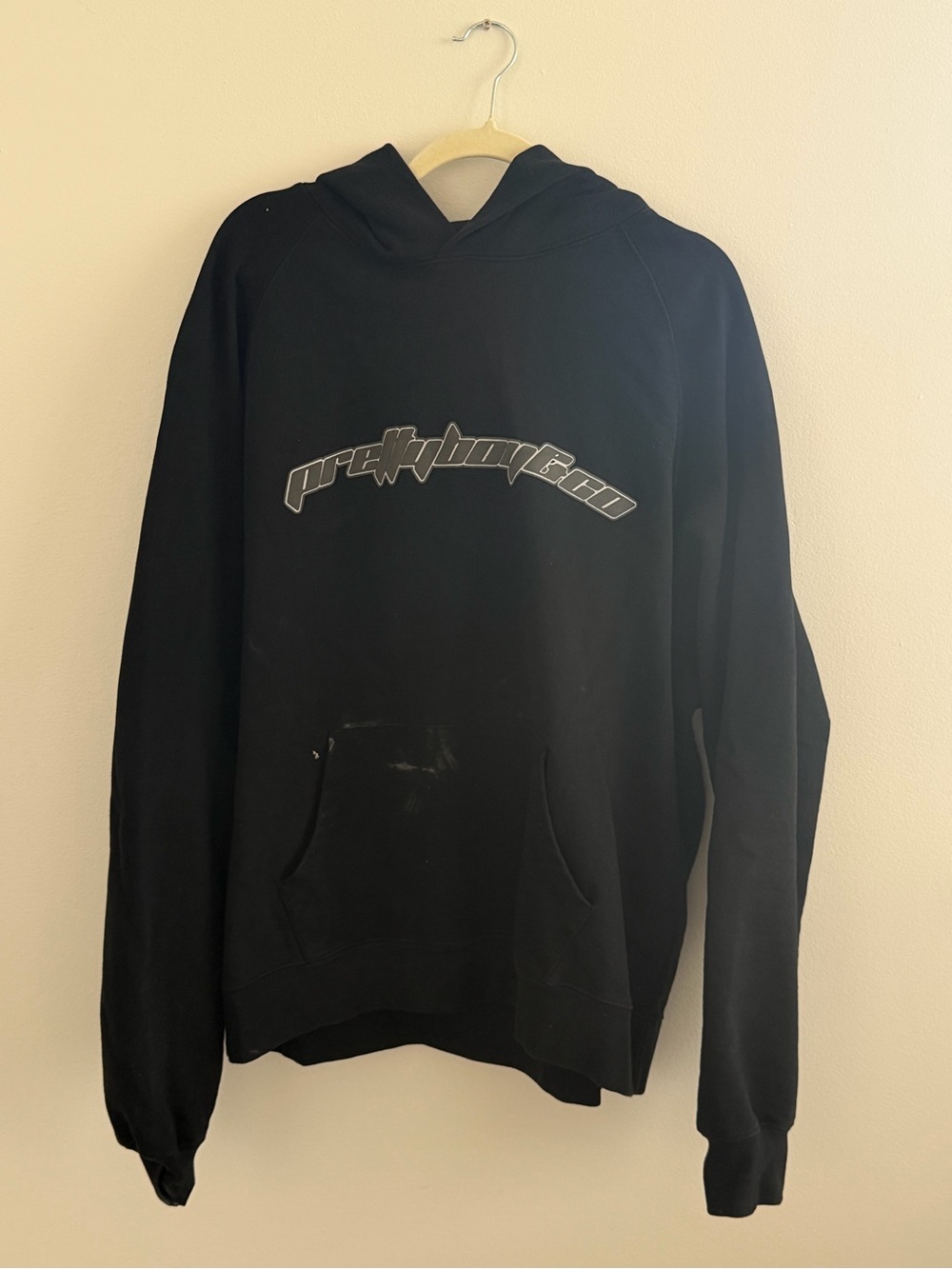 Black Graphic Pullover Hoodie - pretty boy & co